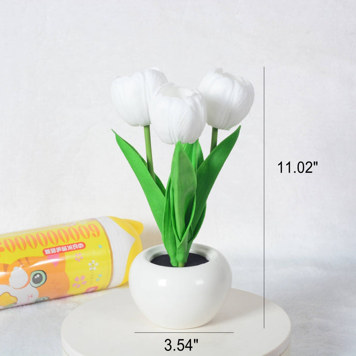 Kalsten | Modern Creative Simulation Tulip Peony LED Night Light Table Lamp