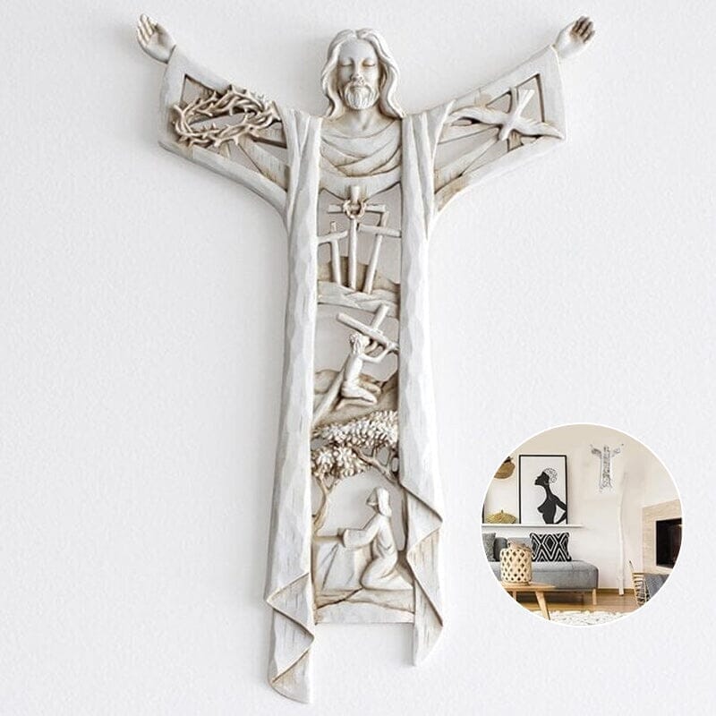 Kalsten | Risen Christ Wall Cross Jesus Figures