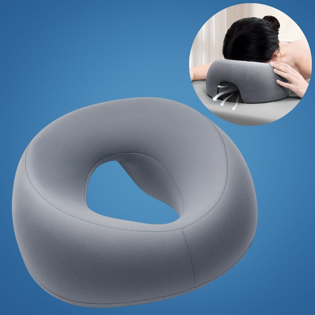 FaceEase | Face‑Down Pillow – Pressure Relief Support – Contoured Memory Foam – Ideal for Massage Beauty & Stomach Sleeping Kalsten