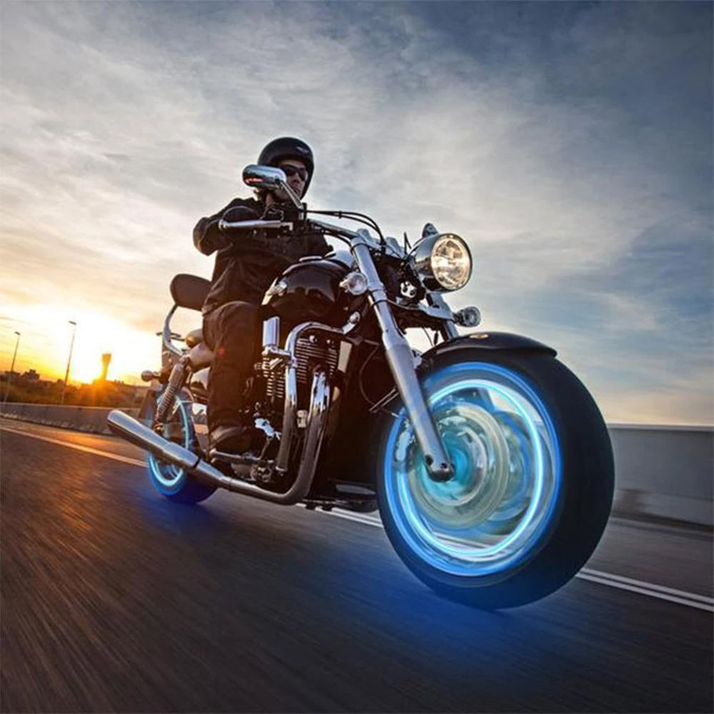 LED Light Valve Cap for Bicycle Wheel | Kalsten