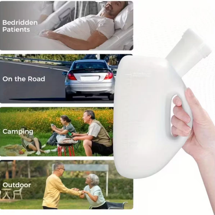 Portable urinal bottle – Reusable 2000ml | Kalsten