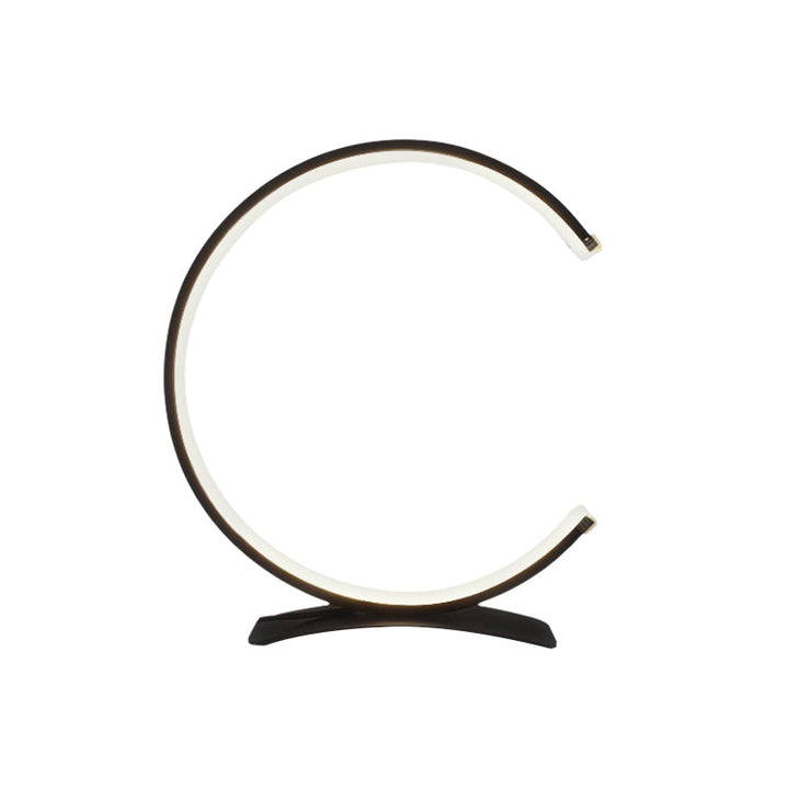 3/4 Circle Lamp Touch LED Modern Accent Table Lamp | Kalsten