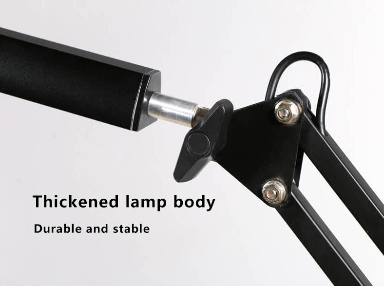 LED Foldable Long Arm Clip Eye Protection USB Reading Table Lamp | Kalsten