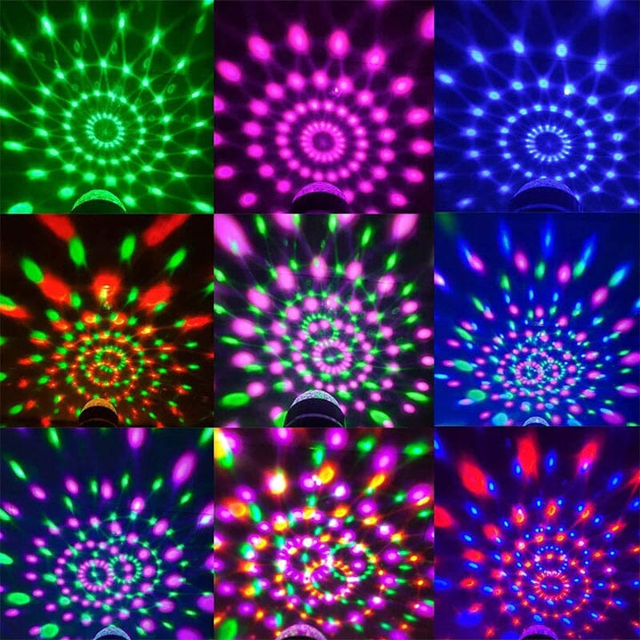 LED Disco Ball Colorful Rotating Bulb | Kalsten