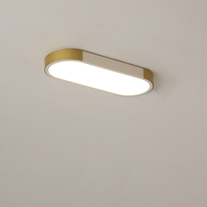 Flush Mount LED Ceiling Light Iron Acrylic 25.6 in Modern Living Room Bedroom Hallway Lighting 3 Color Temperature Adjustable | Kalsten