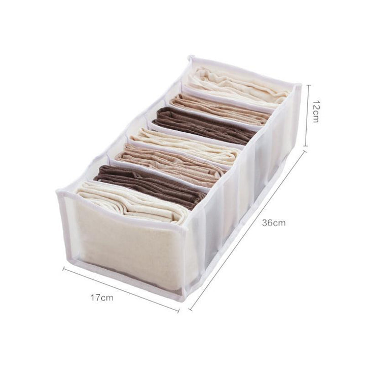 7 Grids Wardrobe Clothes Mesh Divider Organizer | Kalsten