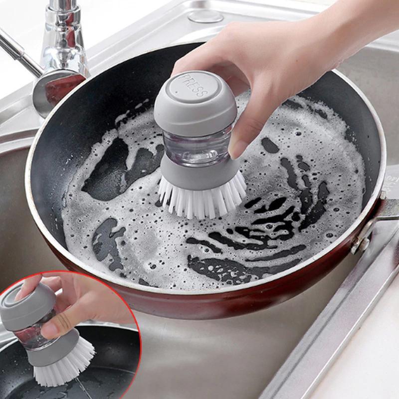 Washing Brush with Integrated Detergent Dispenser | Kalsten
