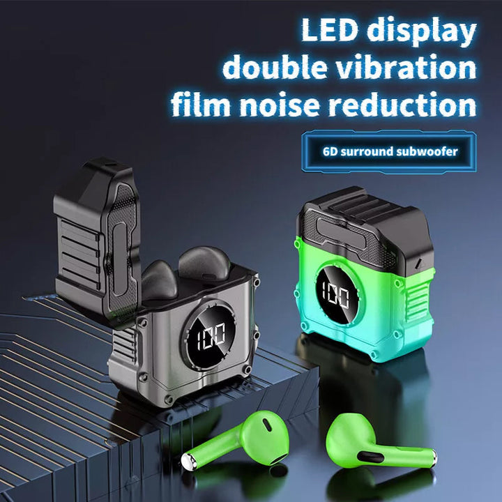Kalsten | Noise-cancelling Digital Display Bluetooth Headphones