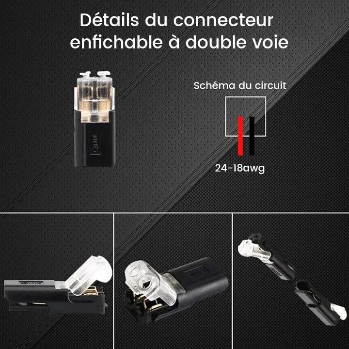 Double Wire Connector with Locking Loop | Kalsten