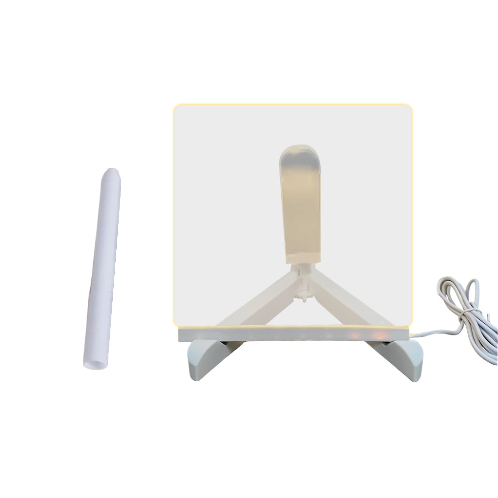 LED Acrylic Message Board Colorful Writable Table Lamp | Kalsten