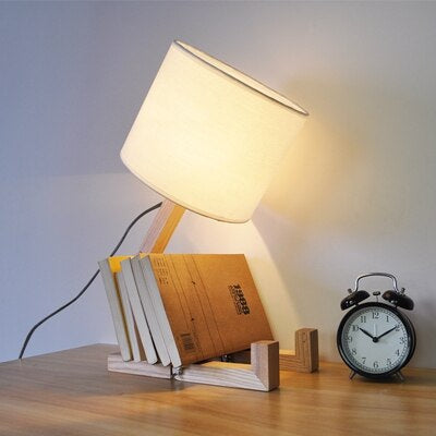 Modern Solid Wood Table Lamp | Kalsten