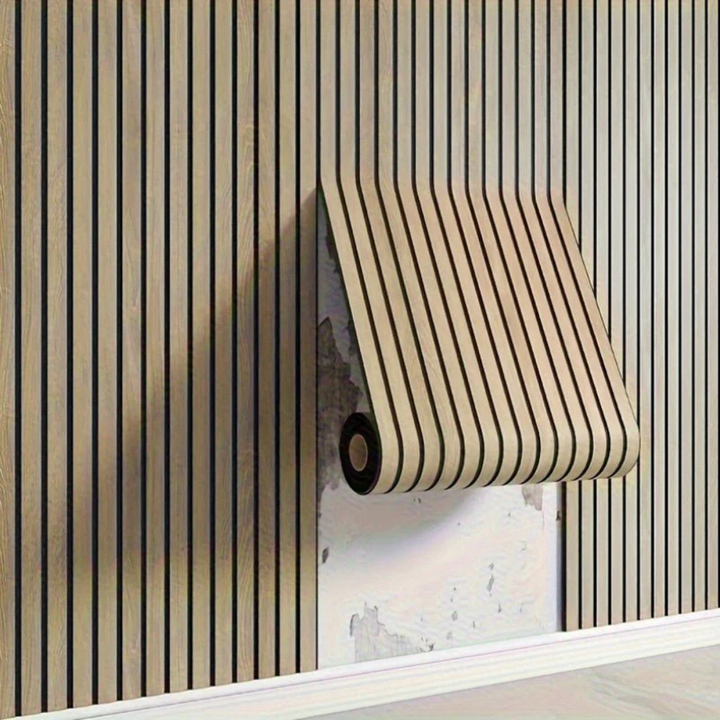 Self Adhesive Waterproof Wall Panel Wood Look Design Kalsten