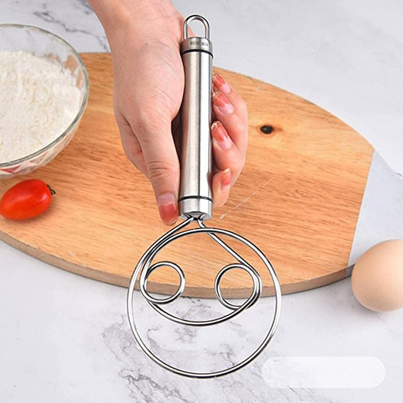Magic dough whisk in stainless steel | Kalsten
