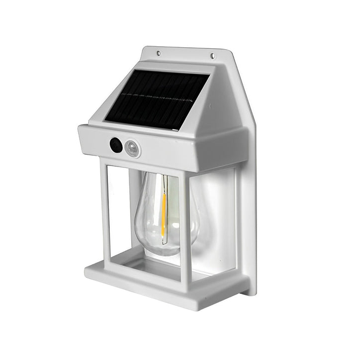 Tungsten Bulb Solar Wall Lanterns Dusk to Dawn Motion Senor Lighting | Kalsten