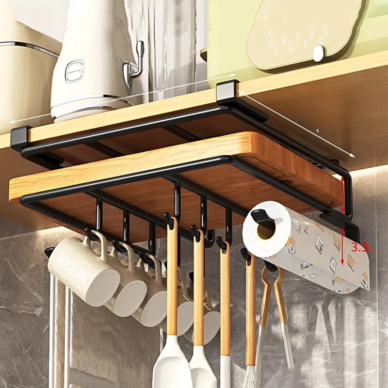 Stylish Kitchen Hang Organizer - Easy Installation Without Drilling Kalsten