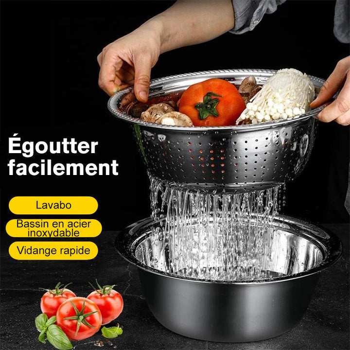 Multifunctional Stainless Steel Basin | Kalsten