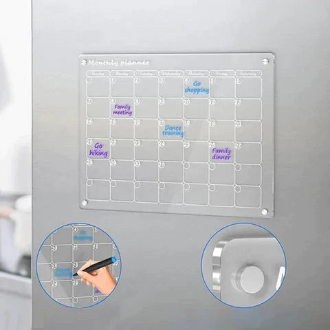Calendly™ - Acrylic Magnetic Calendar Board Kalsten