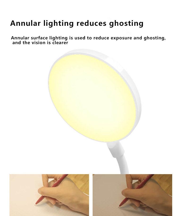 Simple LED Clip Desk Lamp rechargeable Eye Protection Night Light | Kalsten