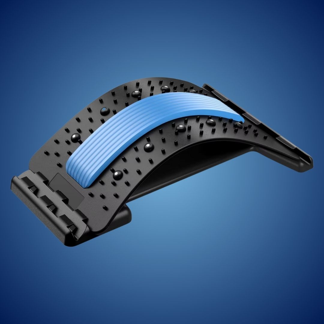SpineRelief Orthopedic Back Stretcher | Posture Correction and Pain Relief – Sciatica - Herniated Disc - Chronic Back Pain Support Kalsten