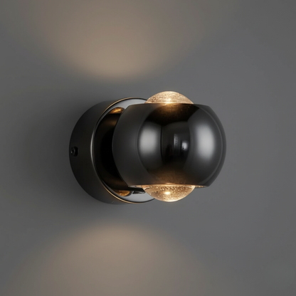 Diabolo Hourglass Dual-Beam Wall Sconce