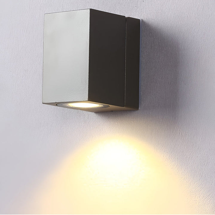 Square Adjustable Waterproof Motion Sensor LED Sconces Indoor Outdoor Wall Lamp Spot Lights | Kalsten
