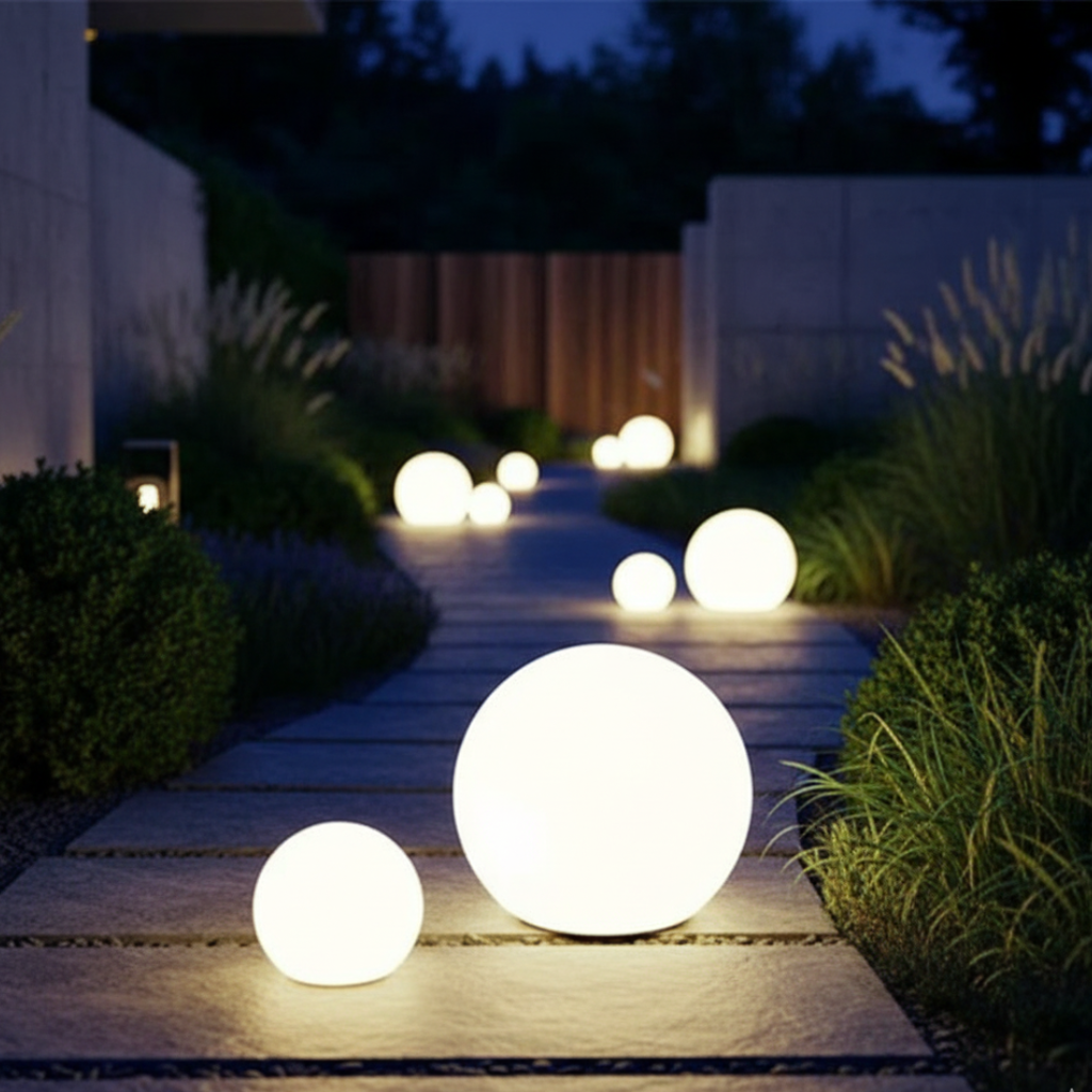 SphereGlow Ball Lamp, 16 Color Options