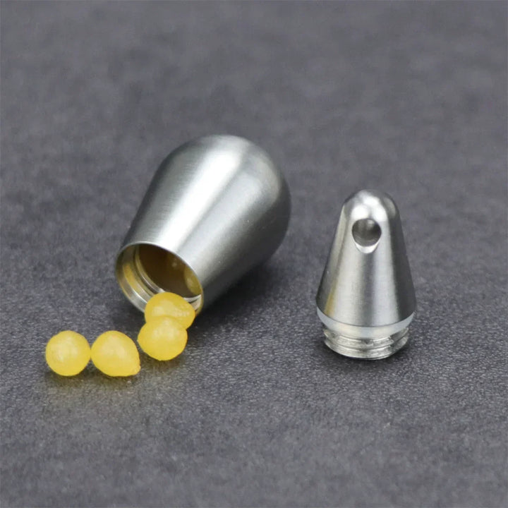 Kalsten | Titanium Droplet Mini Pill Box - Waterproof Travel Case