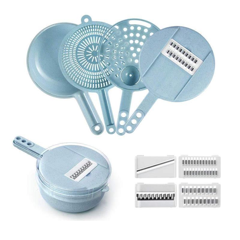 9 Pieces-Multifunctional Vegetable Slicer | Kalsten