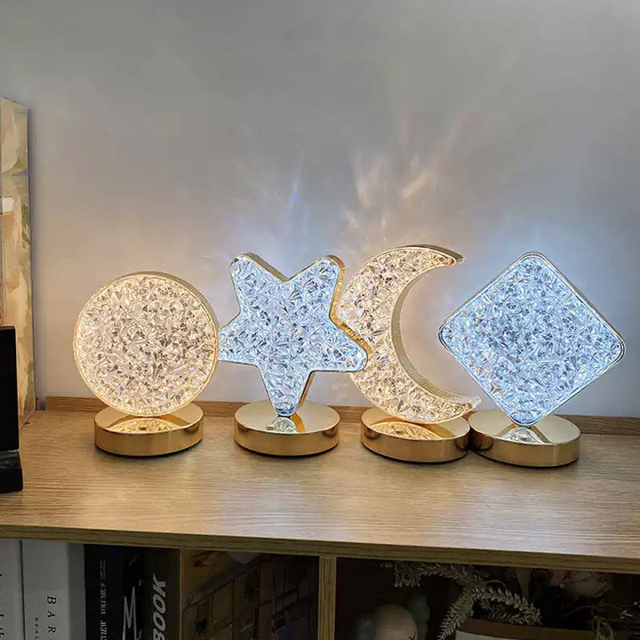 Star Moon Metal Table Lamp | Kalsten