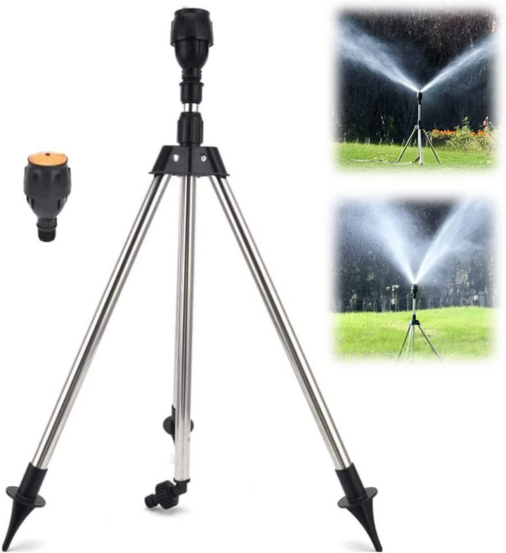 Kalsten | Automatic Rotating Garden Sprinkler with Retractable Tripod for the Garden