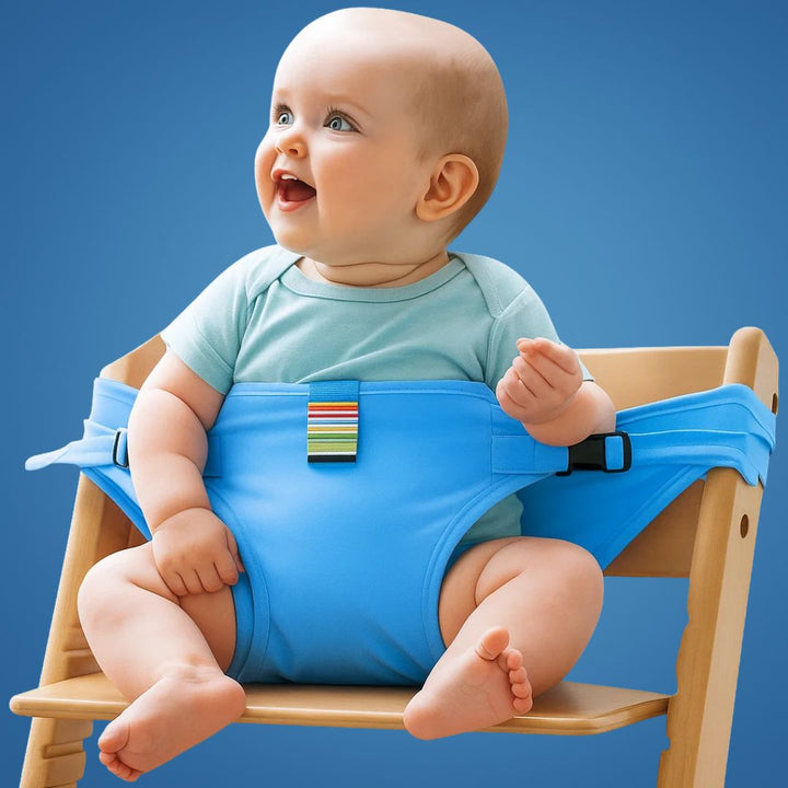 SeatGuard | Baby Chair Harness – Secure Adjustable Fit – Breathable Cotton Fabric – Portable Dining Safety Solution for Travelling Parents Kalsten