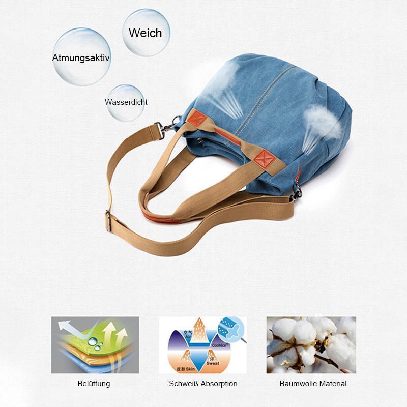 Sailcloth shoulder bag with large capacity | Kalsten