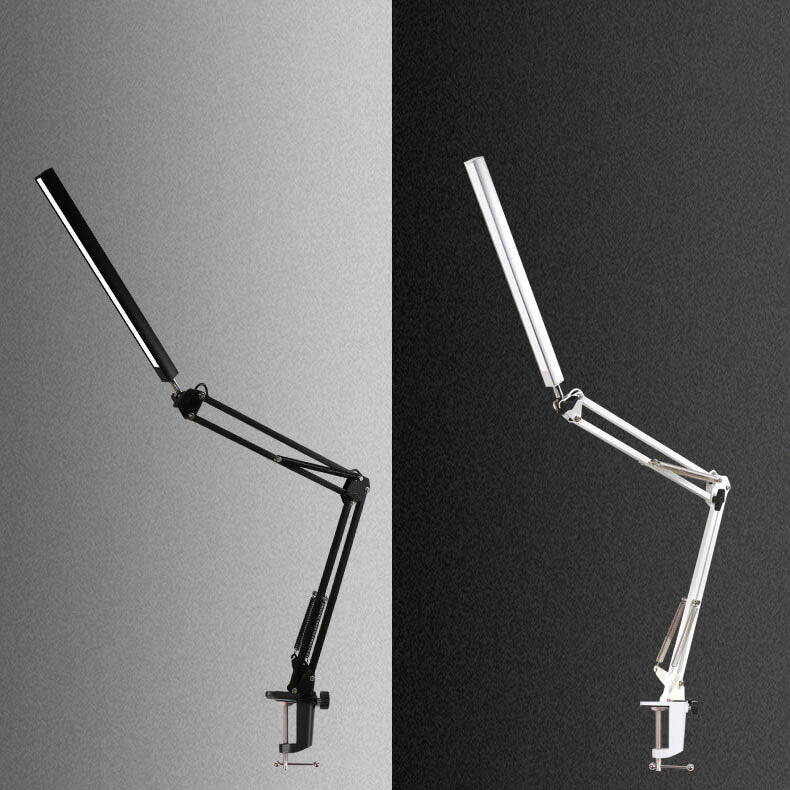 LED Foldable Long Arm Clip Eye Protection USB Reading Table Lamp | Kalsten