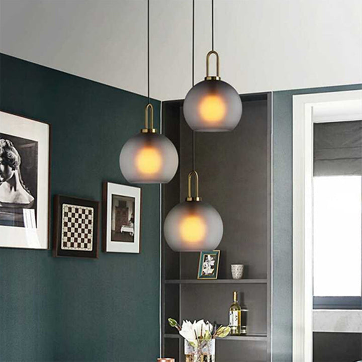Modern Glass Living Room Pendant Light | Kalsten