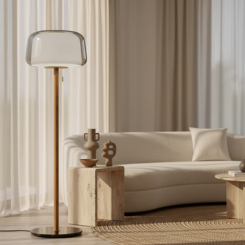 Glasstique Glass Floor Lamp