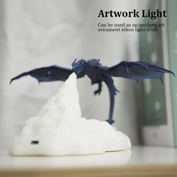 3D Print LED Fire Dragon Night Lamp | Kalsten