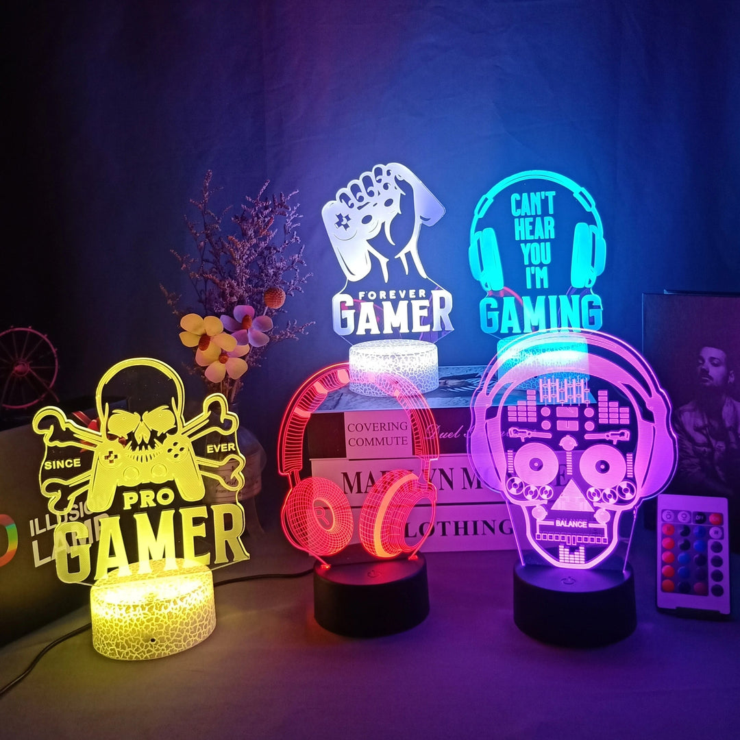 Gamer 3D LED lamps | Kalsten
