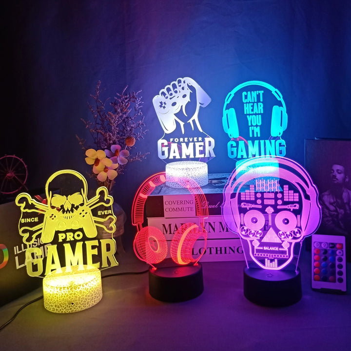 Gamer 3D LED lamps | Kalsten