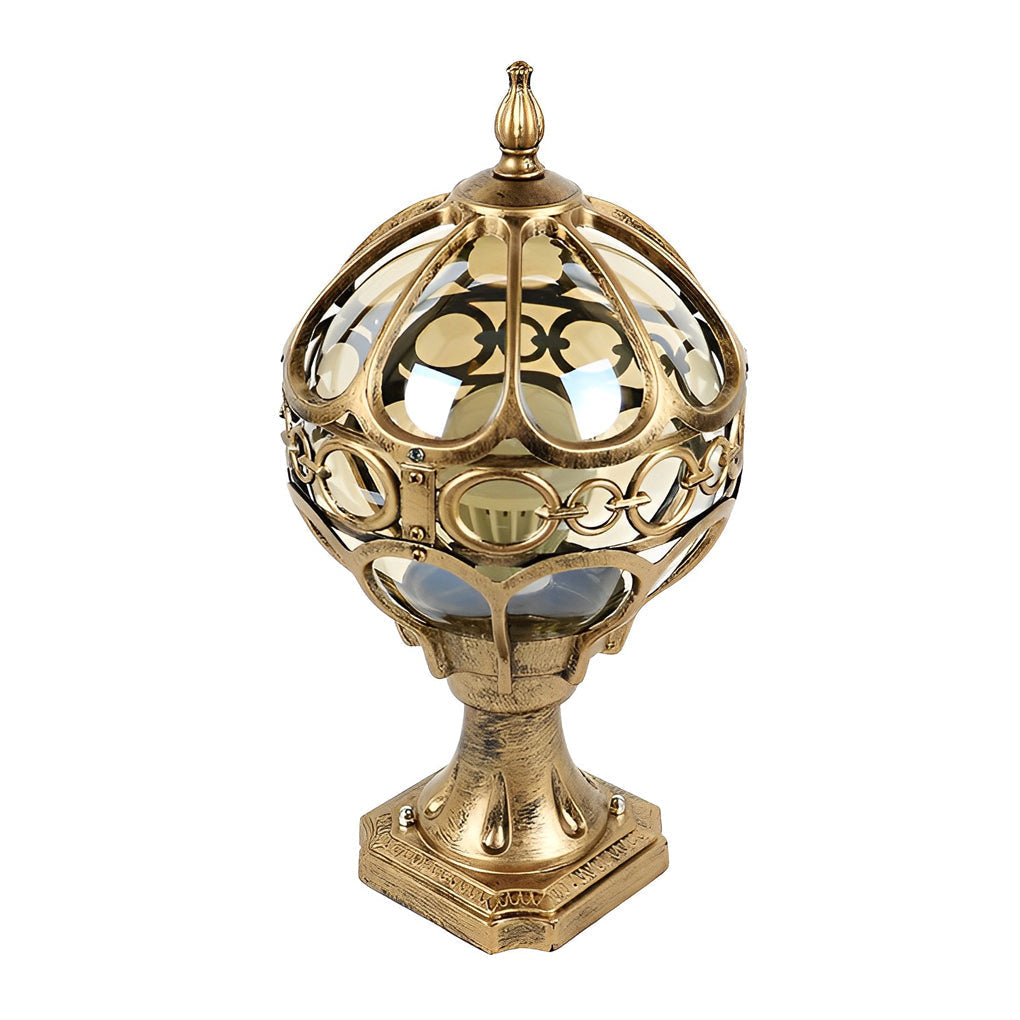 Creative Round Ball Waterproof LED European-style Fence Post Lights | Kalsten