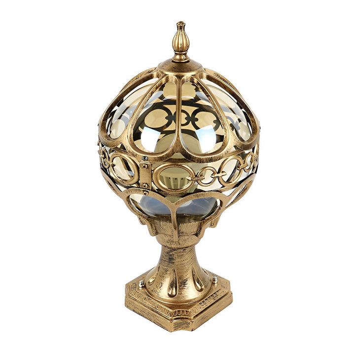 Creative Round Ball Waterproof LED European-style Fence Post Lights | Kalsten