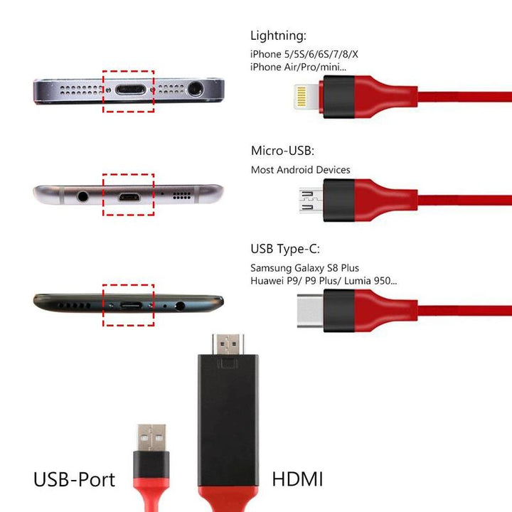 Lightning to HDMI Cable Adapter | Kalsten