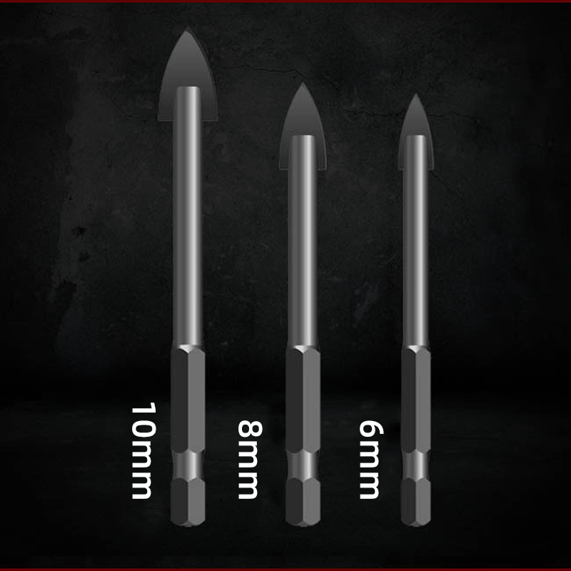 Triangular drill with hexagonal shank made of alloy | Kalsten