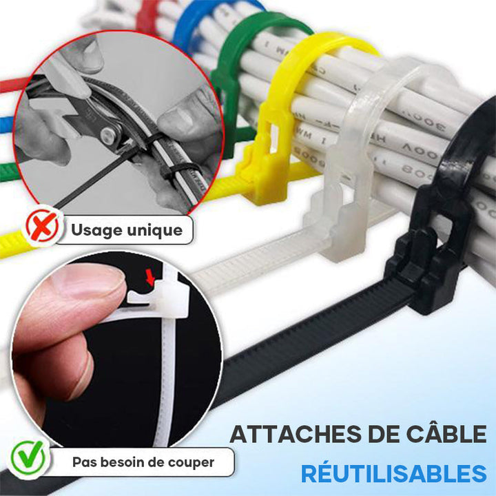 Reusable Cable Ties (100PCS) | Kalsten