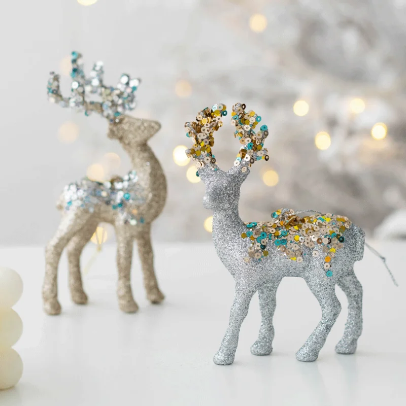 Sparkling Deer Ornament – Luxury Christmas Decoration for a Festive Atmosphere Kalsten