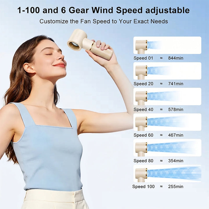 Portable Handheld Rechargeable Personal Cooling Fan | Kalsten