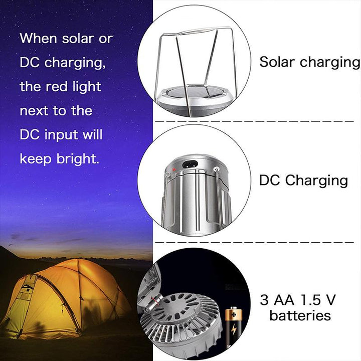 Outdoor LED Camping Light with Fan | Kalsten