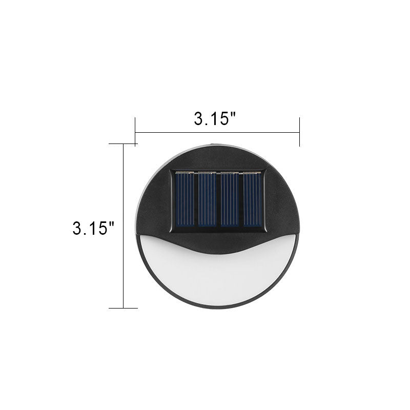 Outdoor Solar Round Square LED Waterproof Patio Step Light | Kalsten