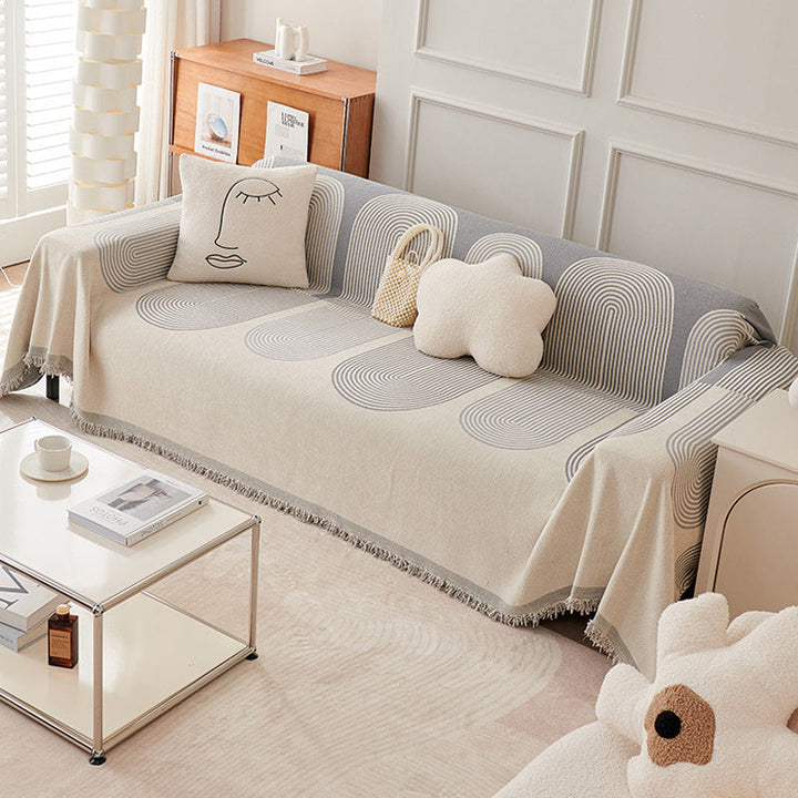 Double Sided Chenille Sofa Cover | Kalsten