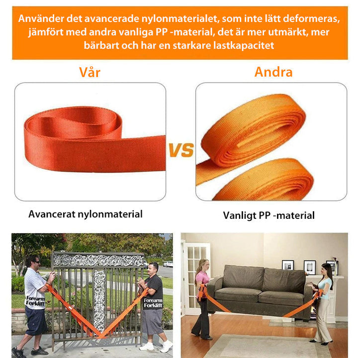 Furniture Moving & Lifting Straps – 2 Pack