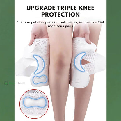 Skanto | Knee Brace for Pain Relief | Support Compression Springs and Adjustable Strap for Stability and Joint Protection